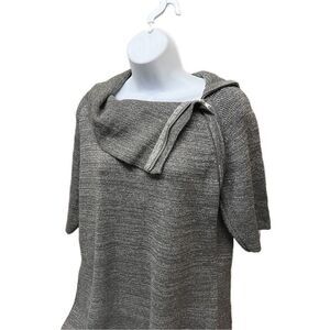 Liz Clairborne Women’s XL Shawl‎ Neck Sweater Dress Zipper Thick Warm Layer Fall